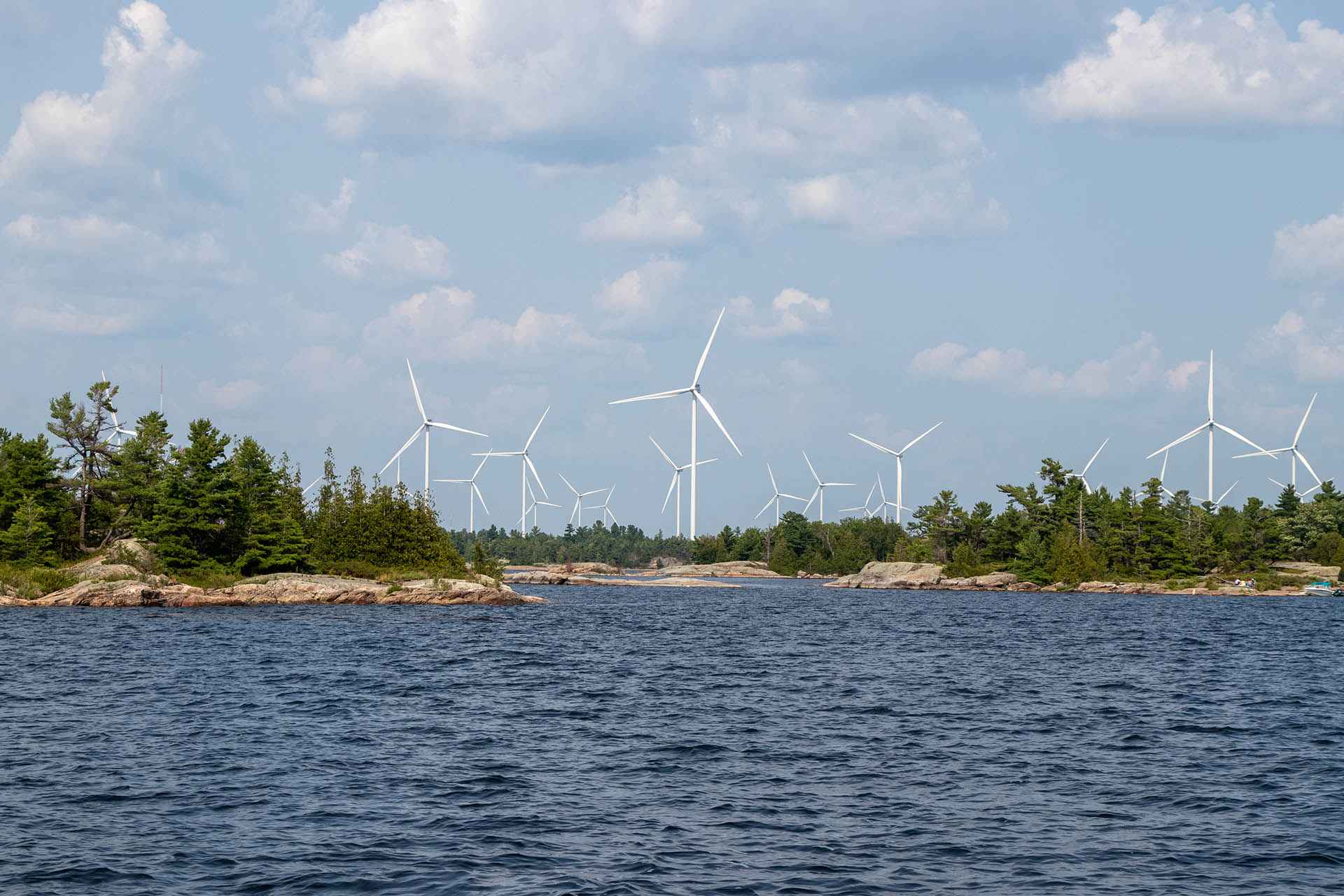 Wind farm in Canada